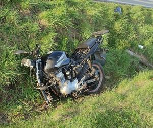 16-letni motocyklista zderzył się z samochodem