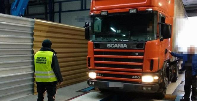 40-tonowa ciężarówka w szokującym stanie technicznym