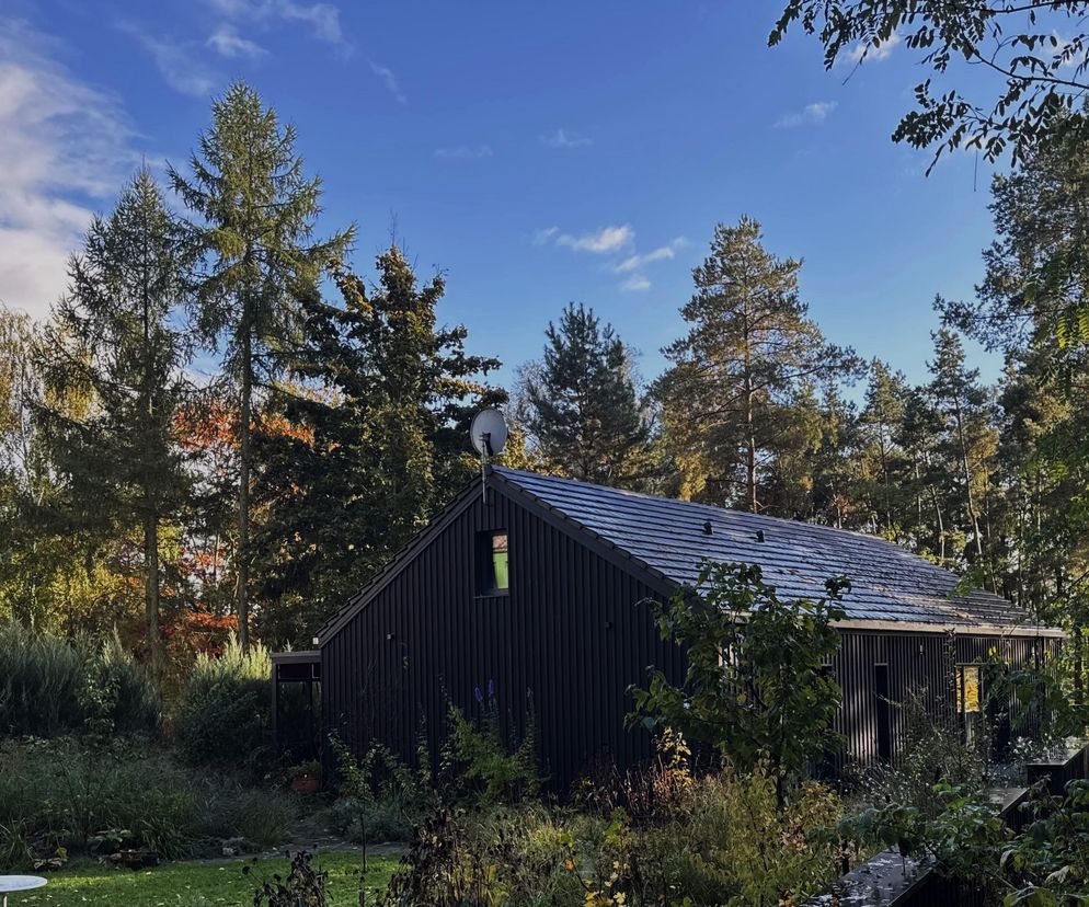 Dom inspirowany nadwiślańskimi rybackimi chatami i olenderskimi domami. Obok Wisła i las