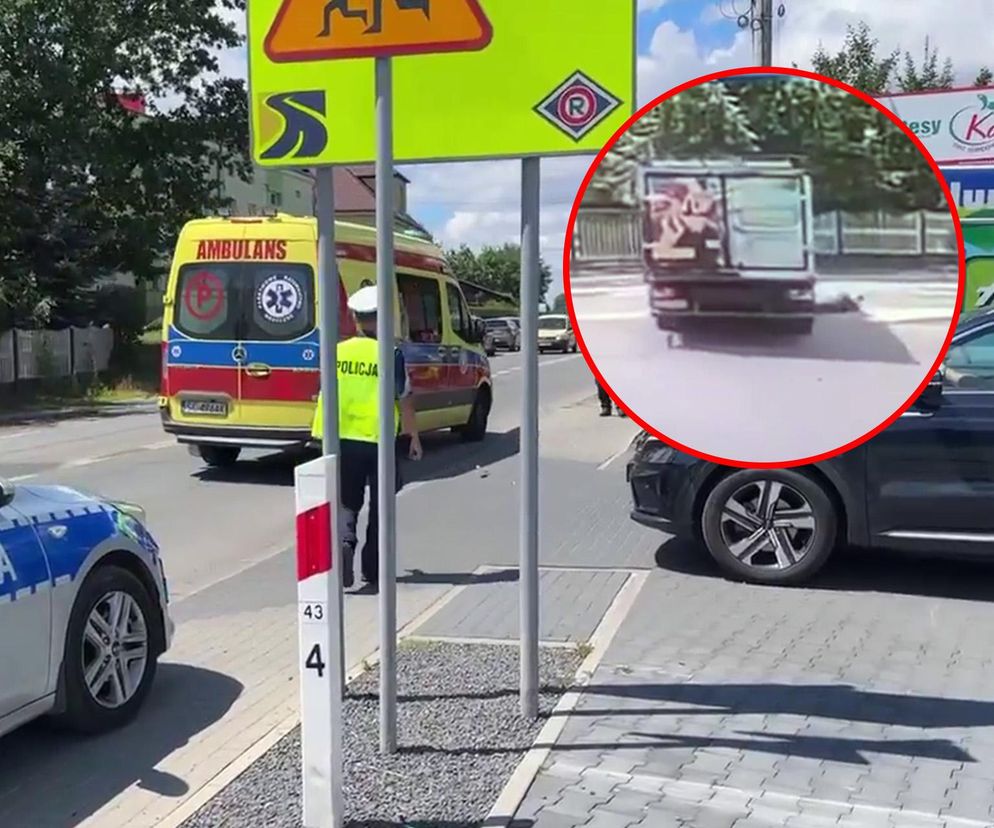 12-letni chłopiec sam wyczołgał się spod ciężarówki. Szokujące nagranie