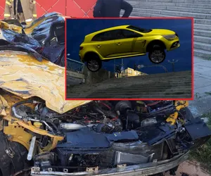 Podano prędkość renault tuż przed uderzeniem w mur. Analiza i rekonstrukcja wypadku przy moście Dębnickim