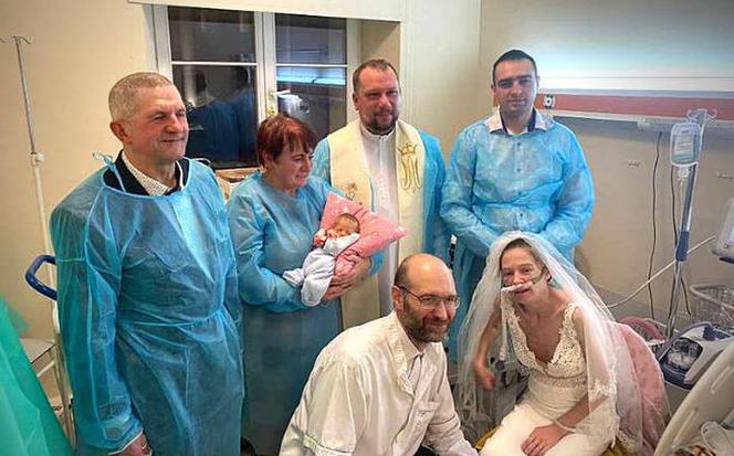 Ślub i chrzciny w szpitalu. Śmiertelna choroba może rozdzielić Annę z synkiem i mężem
