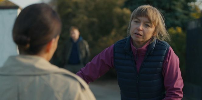 Barwy szczęścia odc. 3142. Kasia (Katarzyna Glinka), Szymańska (Agata Pruchniewska)
