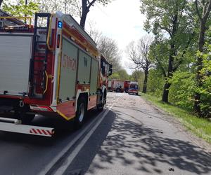 Wypadek w Wyrach. Nie żyje 34-latek