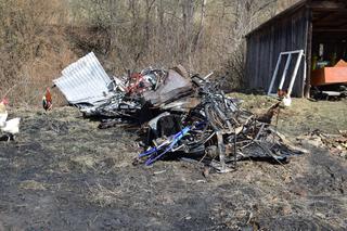 Zobaczyła płąnące piekło i straciła głos