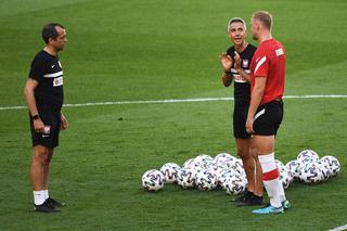 Pierwszy trening reprezentacji Polski na stadionie w Gdańsku