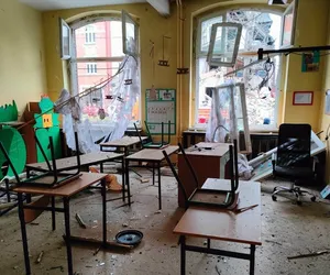 Szkoła zamknięta po wybuchu gazu w Katowicach. Klasy całe w gruzach