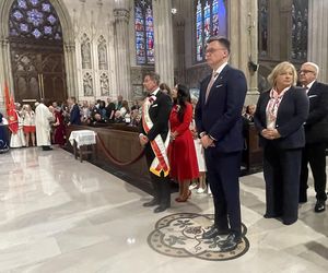 Uroczysta msza przed 88. Paradą Pułaskiego w NY