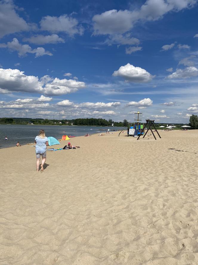 Upał nad Zalewem Kraśnickim