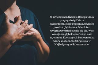 Boże Ciało 2024 - KARTKI z życzeniami i modlitwą. Obrazki gotowe do wysłania