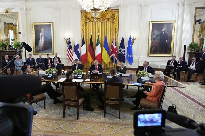 Rozmowy Trumpa z Zełenskim i liderami europejskimi w Białym Domu