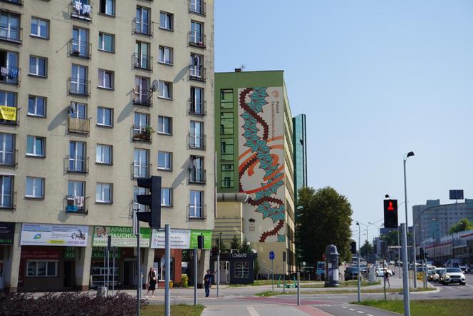 Nowu mural w Białymstoku. Dzieło zdobi urząd marszałkowski przy ul. Wyszyńskiego