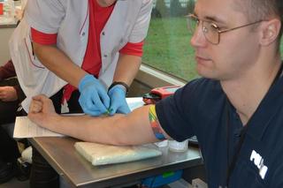 Oddawali krew w szczytnym celu - Za nami 6 w tym roku zbiórka krwi pod KWP