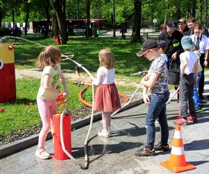 Piknik strażacki na Placu Teatralnym w Lublinie