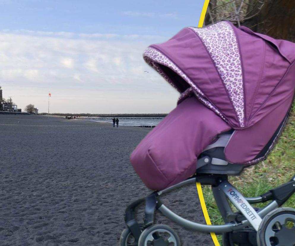 Zostawiła małe dziecko w wózku na plaży i poszła na kawę. Spacerowicze byli w szoku!