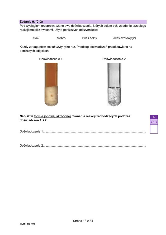 Matura chemia 2025: Odpowiedzi i arkusze CKE [16.05.2025] nowa formuła 2023