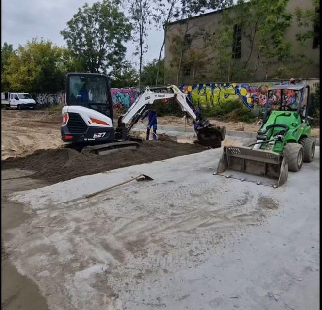 Budowa parkingu przy Ćwiczni w Lesznie