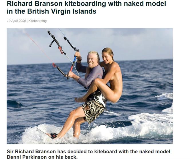 Brytyjski miliarder Richard Branson