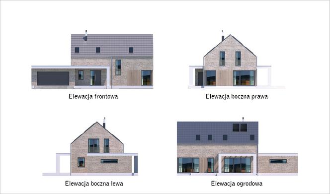 Projekt domu Pracowania Lipińscy Domy