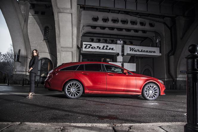 Anna Mucha w Mercedesie CLS Shooting Brake