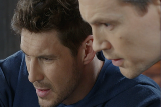 M jak miłość, odcinek 1722: Marcin (Mikołaj Roznerski), Jakub Karski (Krzysztof Kwiatkowski)