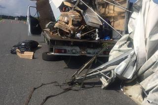  Wypadek z udziałem wojskowego pojazdu w Humniskach. Żołnierze przewozili niewybuch 