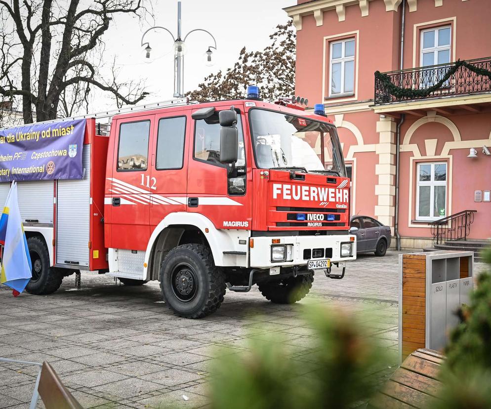 Wóz strażacki trafi do Charkowa w Ukrainie