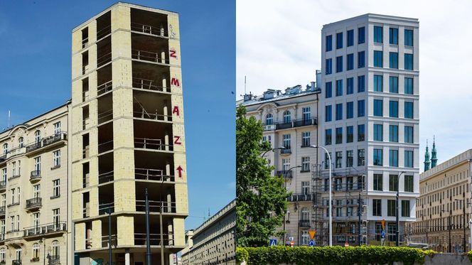 Dawny „szkieletor” przy placu Politechniki 4 w Warszawie