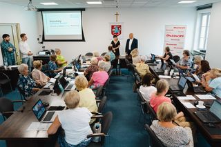 Siedlczanie biorą udział w bezpłatnych szkoleniach „Cyfrowy Senior”