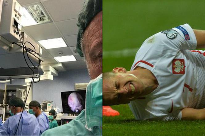 Arkadiusz Milik, kontuzja z meczu Polska Dania