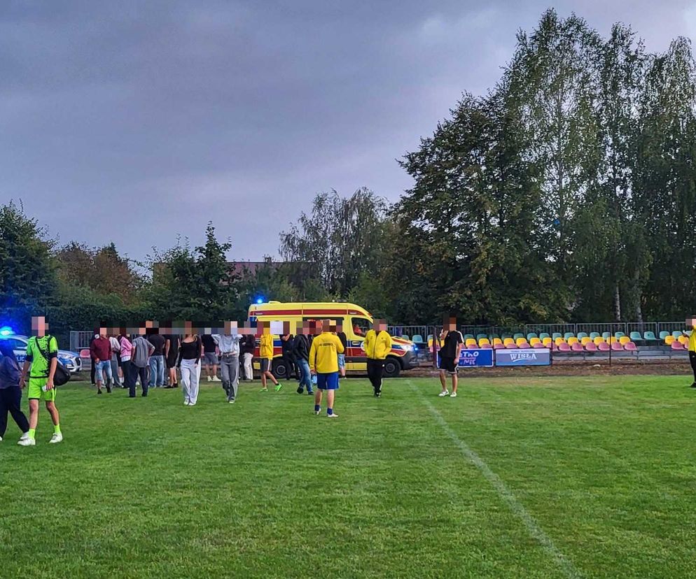 Groźny incydent podczas meczu Wisły Szczucin i LKS Luszowice
