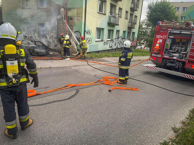 Rybnik. Szok! Podpalił taksówkę, bo był niezadowolony z kursu?!