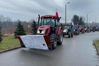 Protest rolników w Nowym Sączu 