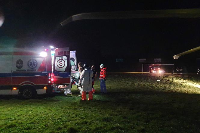 Black Hawk w Radomiu. Śmigłowiec transportował zakażoną pielęgniarkę