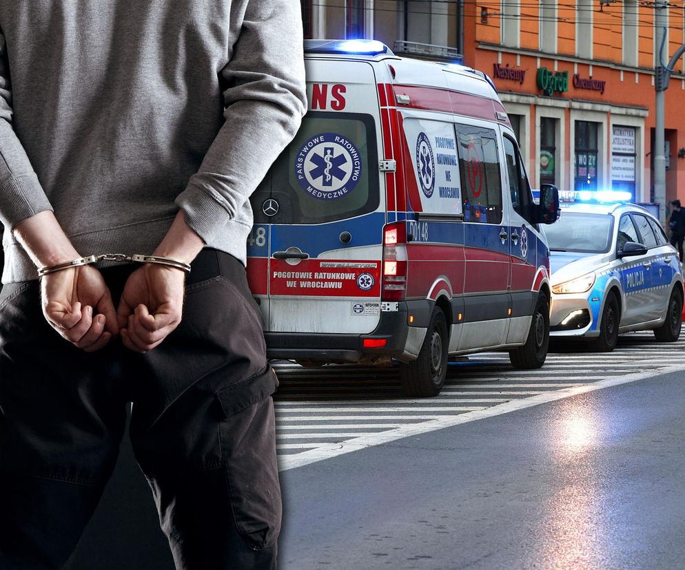 Lubin. 41-latek biegał po ulicy z siekierą i nożem. Zmarł w czasie interwencji służb ratowniczych