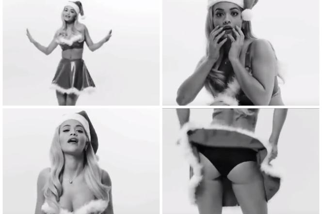Rita Ora sexy filmik święta 2015