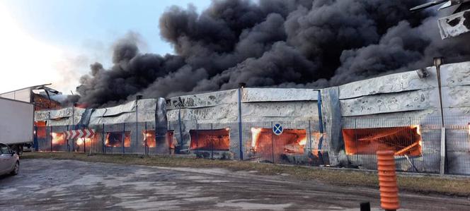 Pożar Cersanit 10.02.2022