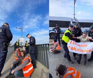 Aktywiści trzeci dzień blokują Warszawę. Utrudnienia na kolejnym moście