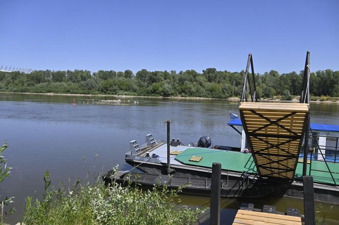 Niski stan wody w Wiśle