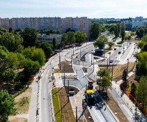 Tramwaj na Stegny w Warszawie w przeddzień otwarcia