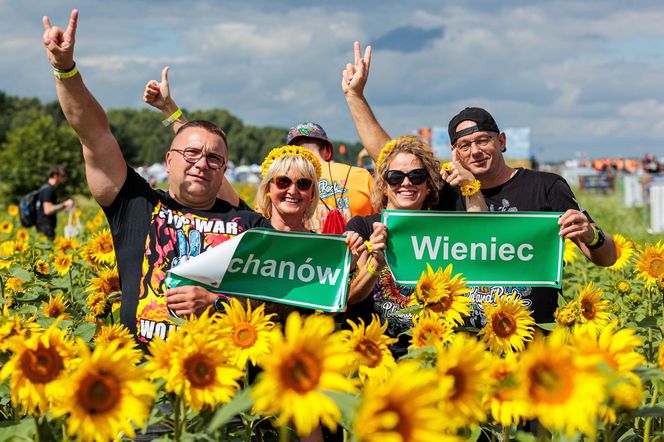 Festiwalowicze na Pol'and Rock Festivalu 2025