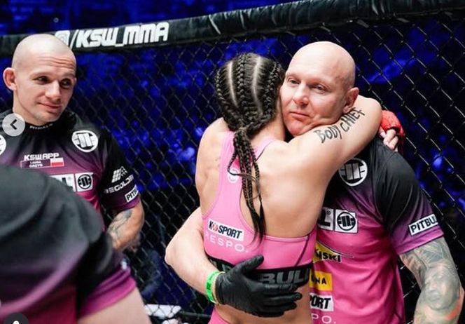 Laura Grzyb przed i po walce na KSW