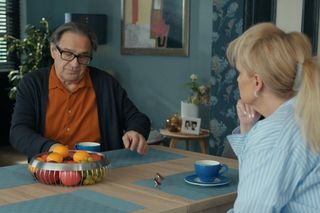 	Barwy szczęścia odc. 3201. Małgorzata (Adrianna Biedrzyńska), Jerzy Marczak (Bronisław Wrocławski)