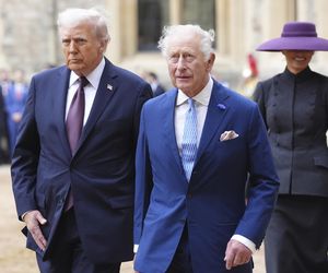 Donald Trump w Wielkiej Brytanii, spotkanie z królem Karolem III