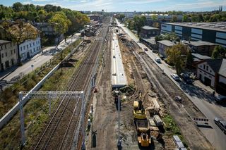 Budowa nowych torów kolejowych w Sosnowcu