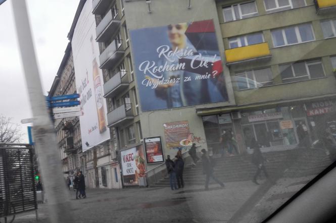 Wrocławianie wyznaja uczucia na billboardach