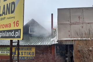 Pożar przy ul. Kwiatkowskiego w Tarnowie