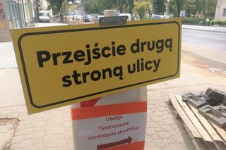 Zamykaja fragment ul. Piłsudskiego w Siedlcach