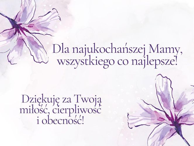 Dzień Mamy 2025 - kartki z życzeniami