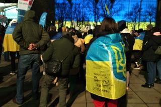 Manifestacja na pl. Solidarności w Szczecinie w pierwszą rocznicę inwazji na Ukrainę